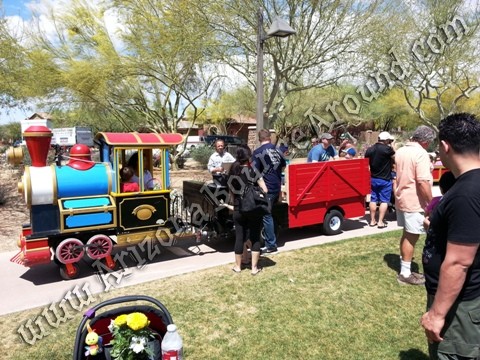 Arizona trackless train rentals